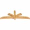 Ekena Millwork Davenport Rough Sawn Timber Gable Bracket, Western Red Cedar, 108"W x 40"H x 6"D x 6"F, 9/12 Pitch GBW108X40X0606DAV00RWR - alternate 4